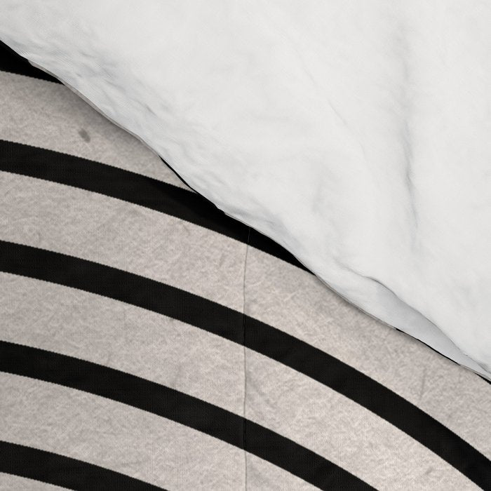 Beige Neutral Retro Balance  Comforter Gallery Image 4
