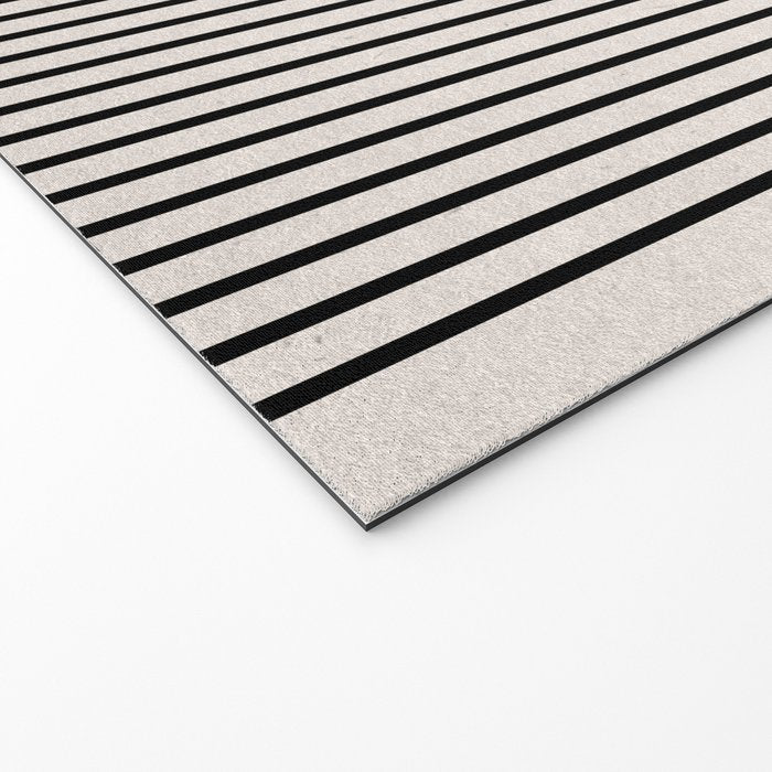Beige Neutral Retro Balance  Welcome Mat Gallery Image 2