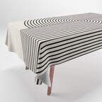 Beige Neutral Retro Balance  Tablecloth Gallery Image 1