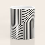 Beige Neutral Retro Balance  Coffee Mug Gallery Image 4