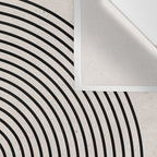 Beige Neutral Retro Balance  Wall Tapestry Gallery Image 3