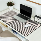 Beige Neutral Retro Balance  Desk Mat Gallery Image 2