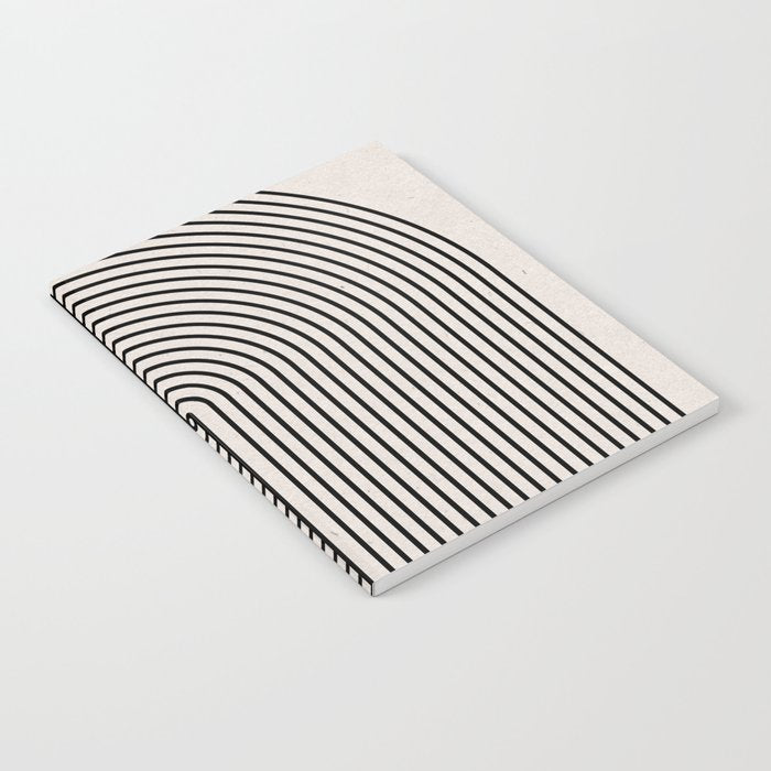 Beige Neutral Retro Balance  Notebook Gallery Image 1