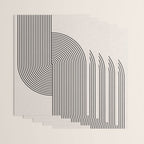 Beige Neutral Retro Balance  Wrapping Paper Gallery Image 3