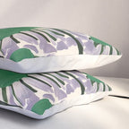 Modern Lavender Garden Pillow Sham Gallery Image 3