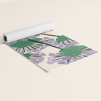 Modern Lavender Garden Yoga Mat Gallery Image 2