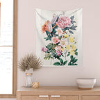Garden Flowers 11 Wall Tapestry Gallery Image 2
