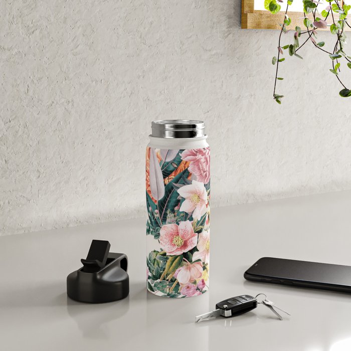 Garden Flowers 11 Water Bottle Gallery Image 4