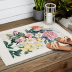 Garden Flowers 11 Outdoor Rug Gallery Image 2