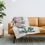 Garden Flowers 11 Throw Blanket Gallery Image 1