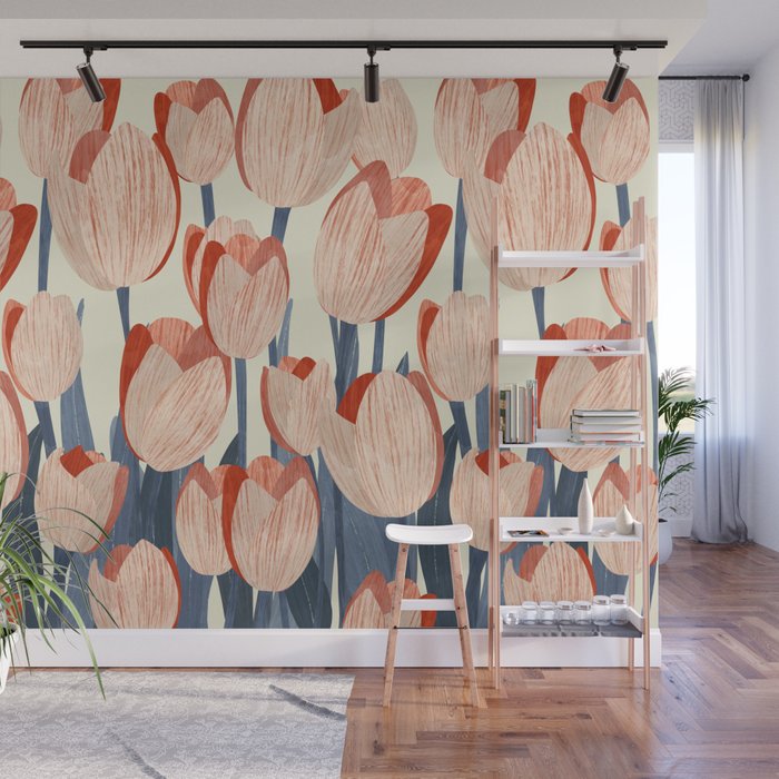 Flower Market Amsterdam inspiration Wall Mural Gallery Image 1