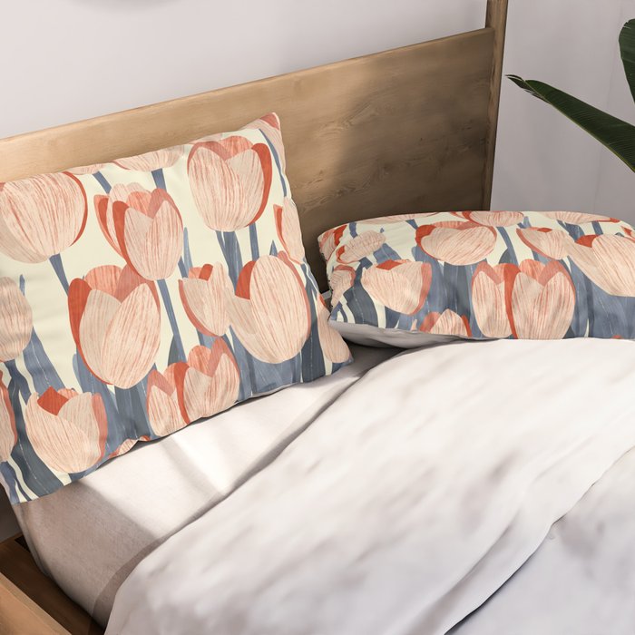 Flower Market Amsterdam inspiration Pillow Sham Gallery Image 2