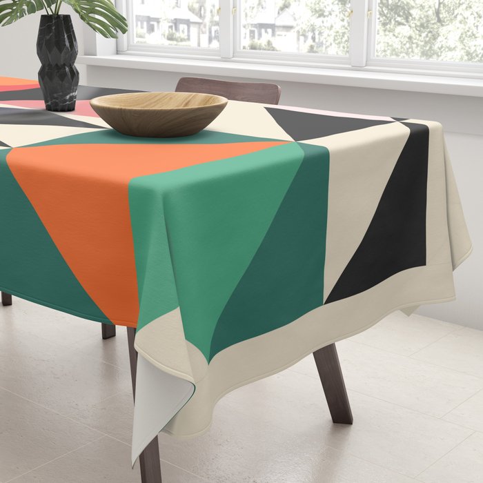 Geometric Shapes 219 Tablecloth Gallery Image 3