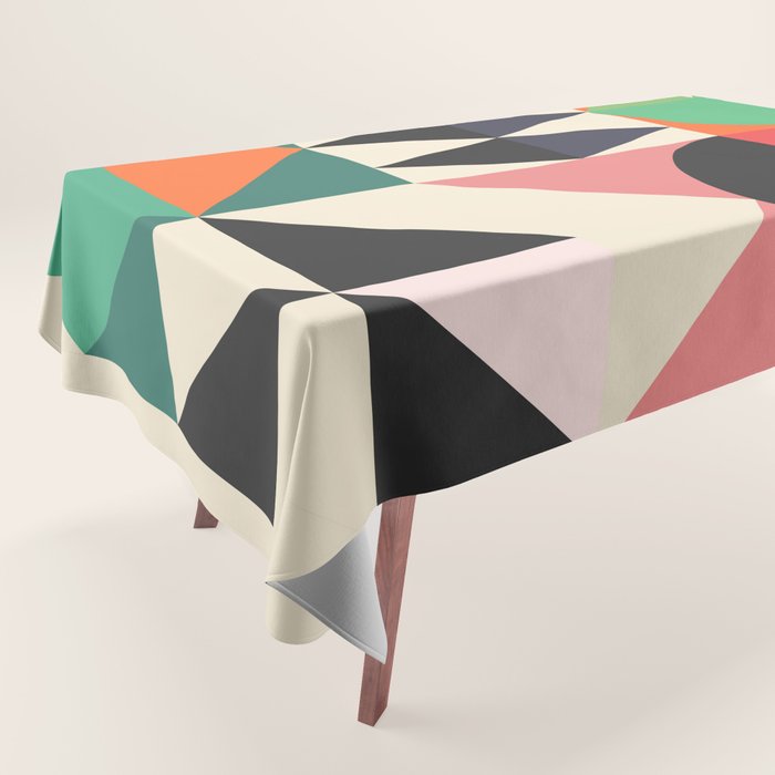 Geometric Shapes 219 Tablecloth Gallery Image 1