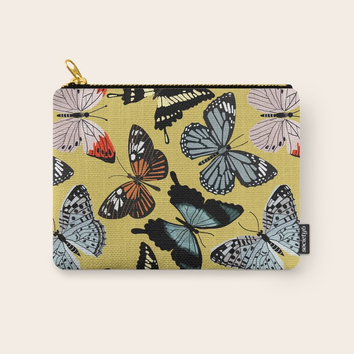 Boho Butterflies Carry All Pouch Gallery Image 1