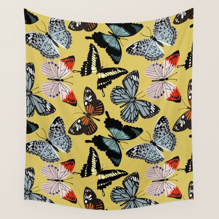 Boho Butterflies Wall Tapestry Gallery Image 4