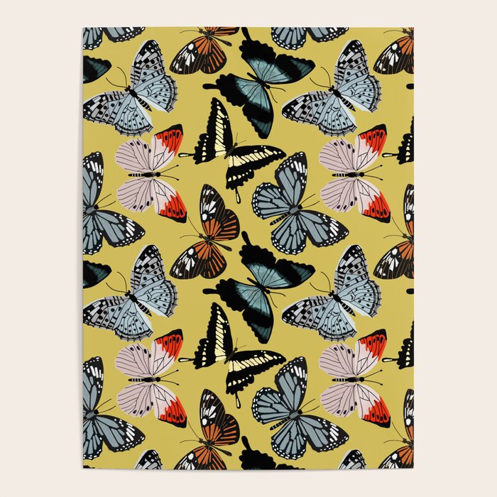 Boho Butterflies Poster Gallery Image 4
