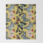 Boho Butterflies Throw Blanket Gallery Image 2