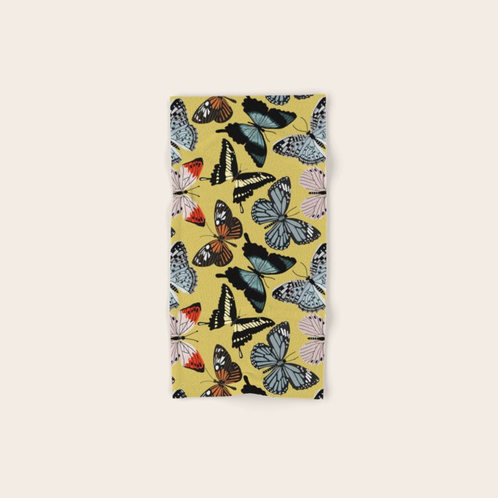Boho Butterflies Bath Towel Gallery Image 1