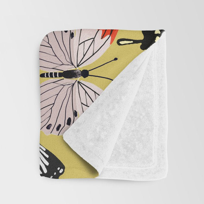 Boho Butterflies Throw Blanket Gallery Image 3