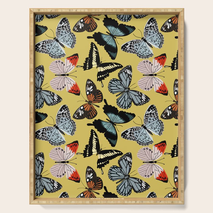 Boho Butterflies Serving Tray Gallery Image 1