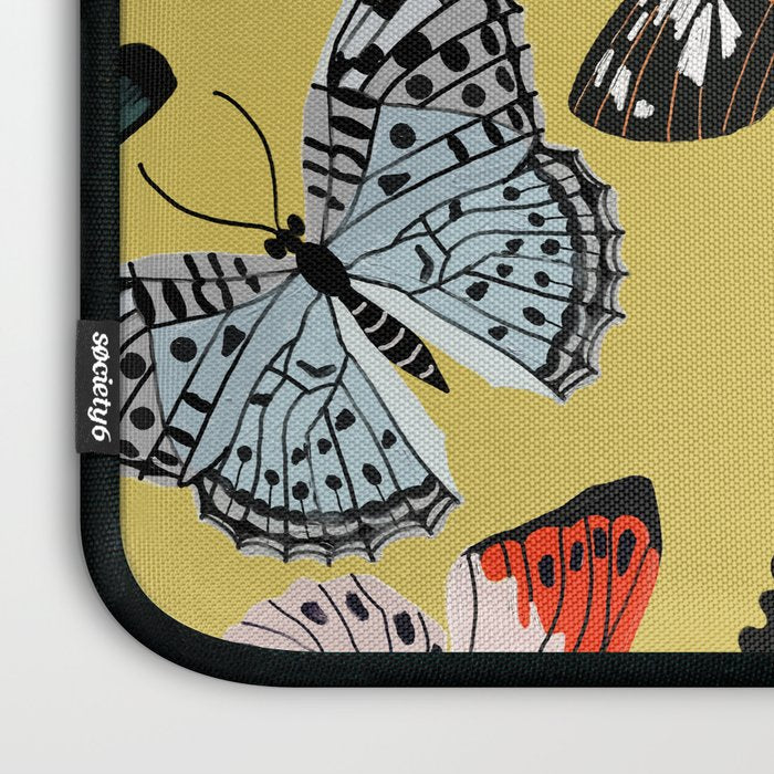 Boho Butterflies Laptop Sleeve Gallery Image 3
