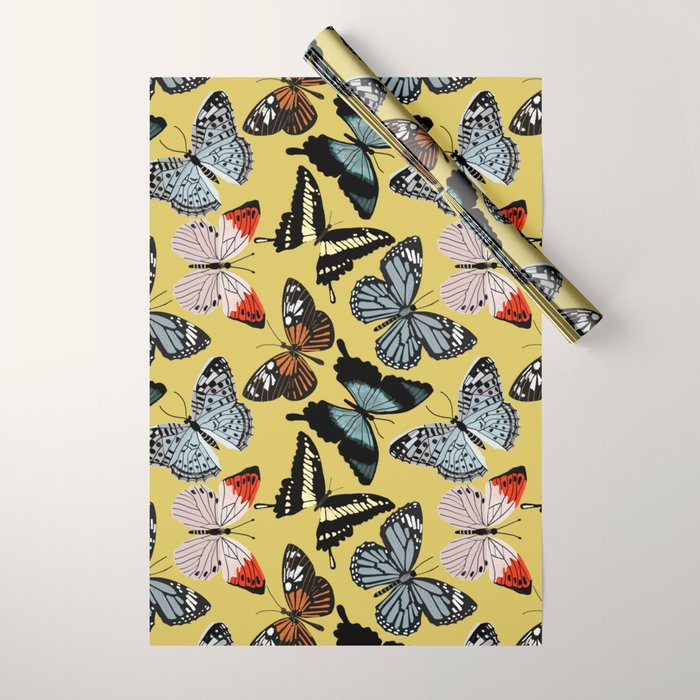 Boho Butterflies Wrapping Paper Gallery Image 1