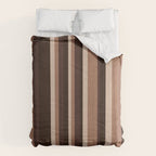 Classic Stripes XLIX - Mocha Coffee Comforter Gallery Image 6