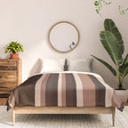 Classic Stripes XLIX - Mocha Coffee Comforter Gallery Image 3