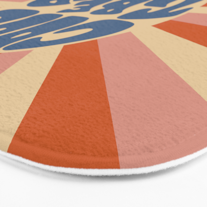 Cool to be Kind - Pink, Red and Blue  Bath Mat Gallery Image 3