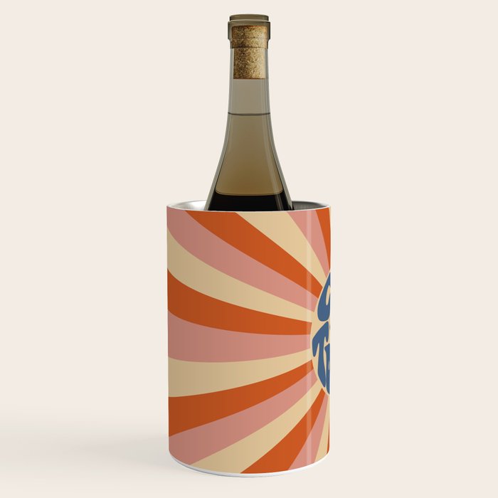 Cool to be Kind - Pink, Red and Blue  Wine Chiller Gallery Image 2