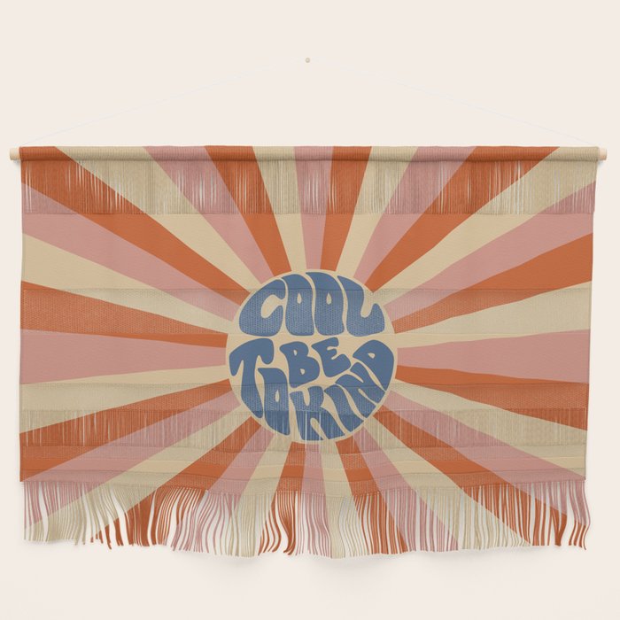 Cool to be Kind - Pink, Red and Blue  Wall Hanging Gallery Image 1