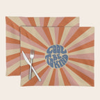 Cool to be Kind - Pink, Red and Blue  Placemat Gallery Image 1