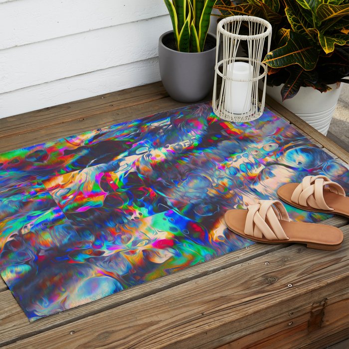 TOUCHING FROM A DISTANCE Outdoor Rug Gallery Image 2