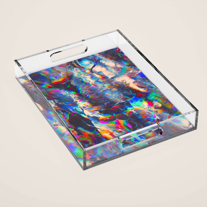 TOUCHING FROM A DISTANCE Acrylic Tray Gallery Image 1