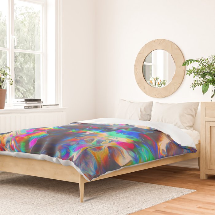 TOUCHING FROM A DISTANCE Duvet Cover Gallery Image 2