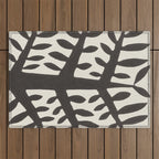 Linocut Tree #2 Outdoor Rug Gallery Image 1