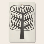 Linocut Tree #2 Cutting Board Gallery Image 1