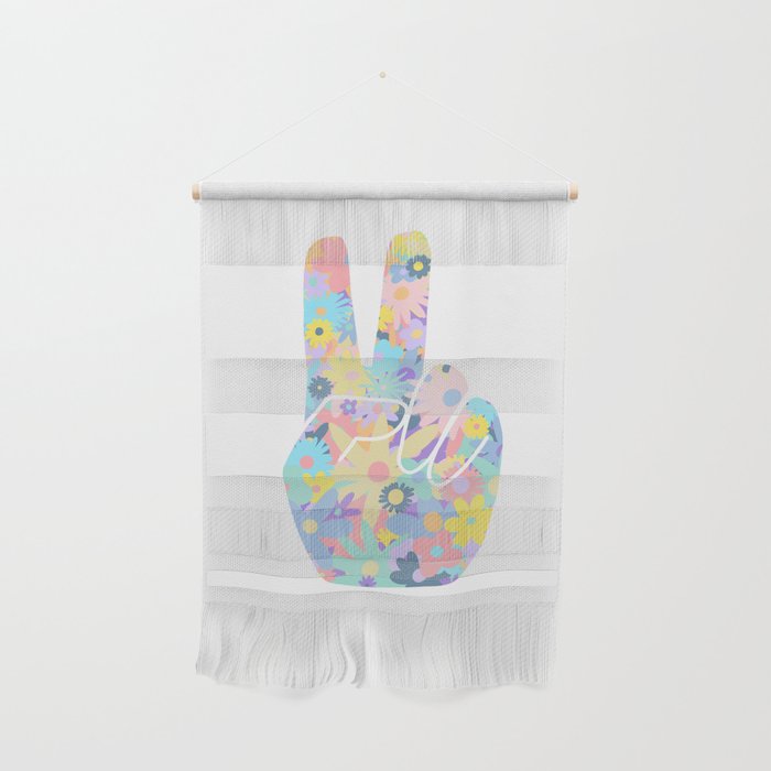Peace Out Flowers Wall Hanging Gallery Image 1