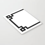 Black Greek Key Border Notebook Gallery Image 3