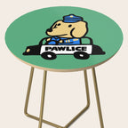 Here comes the dog pawlice Side Table Gallery Image 2