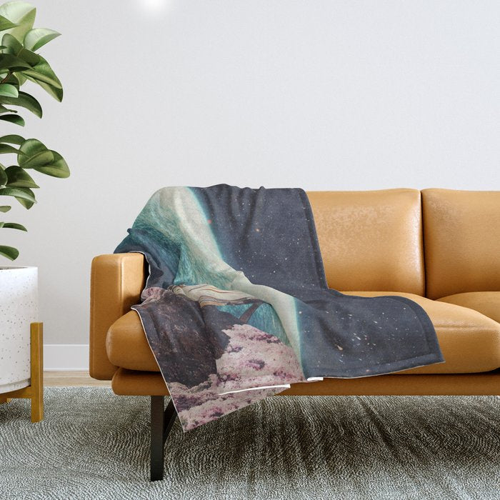 They are Expecting Us at Home Throw Blanket Gallery Image 1
