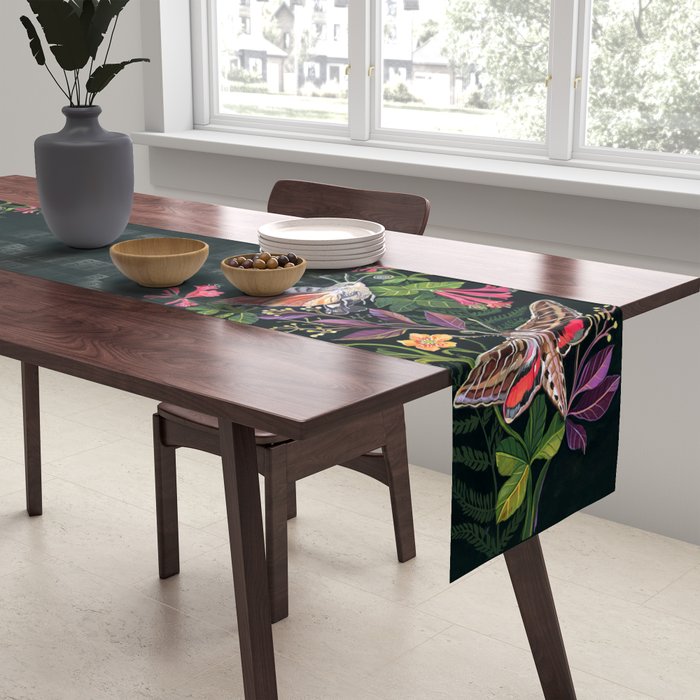 Hummingbird Moth Table Runner Gallery Image 2