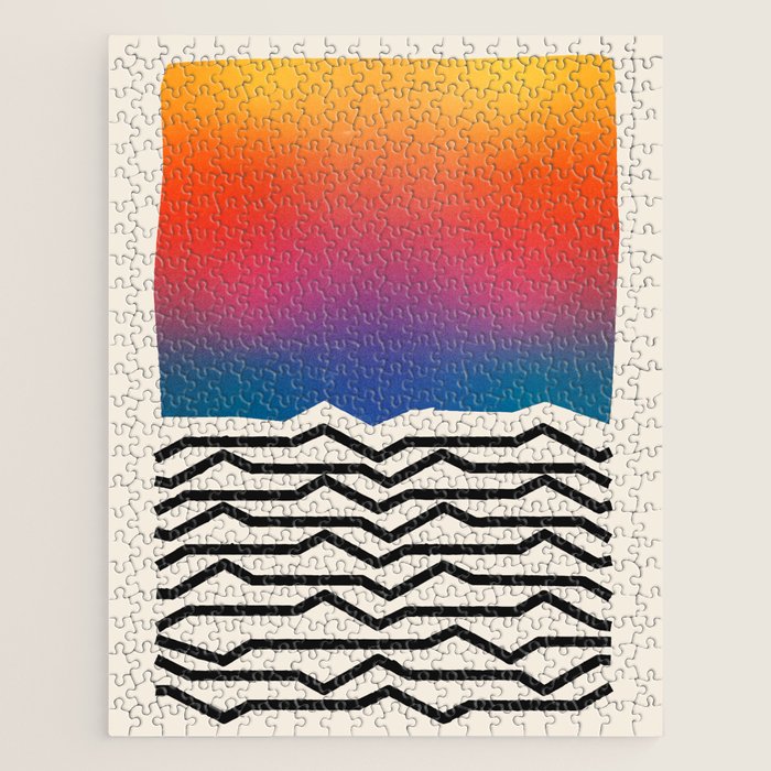 Vintage California Waves Jigsaw Puzzle Gallery Image 1