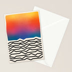 Vintage California Waves Stationery Card Gallery Image 2