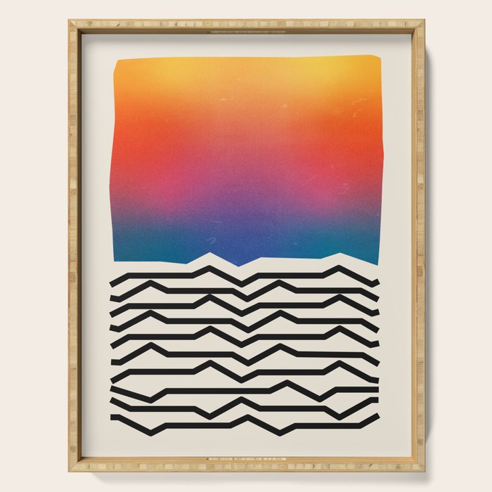 Vintage California Waves Serving Tray Gallery Image 1