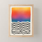 Vintage California Waves Mini Art Print Gallery Image 1