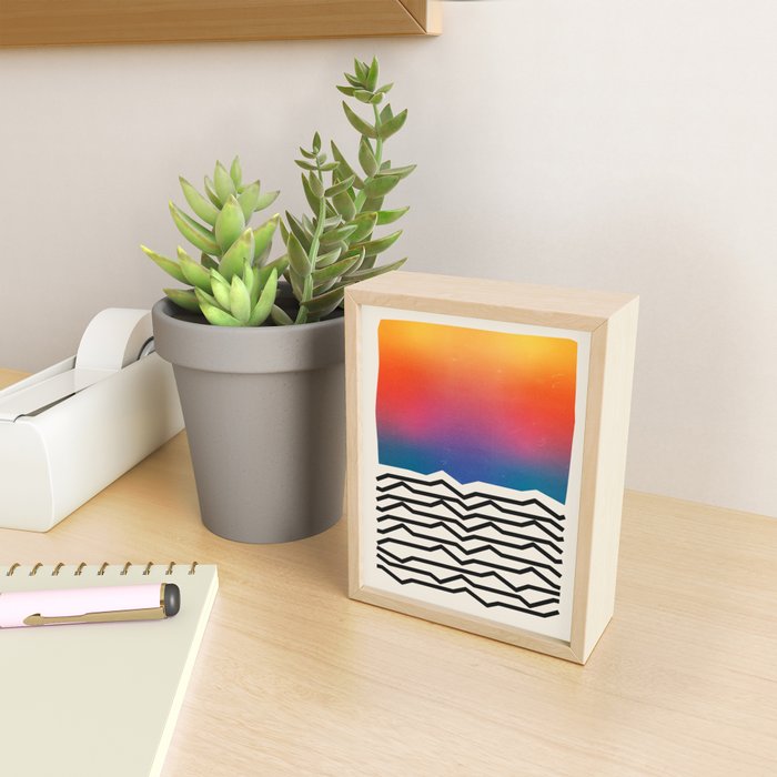 Vintage California Waves Mini Art Print Gallery Image 2