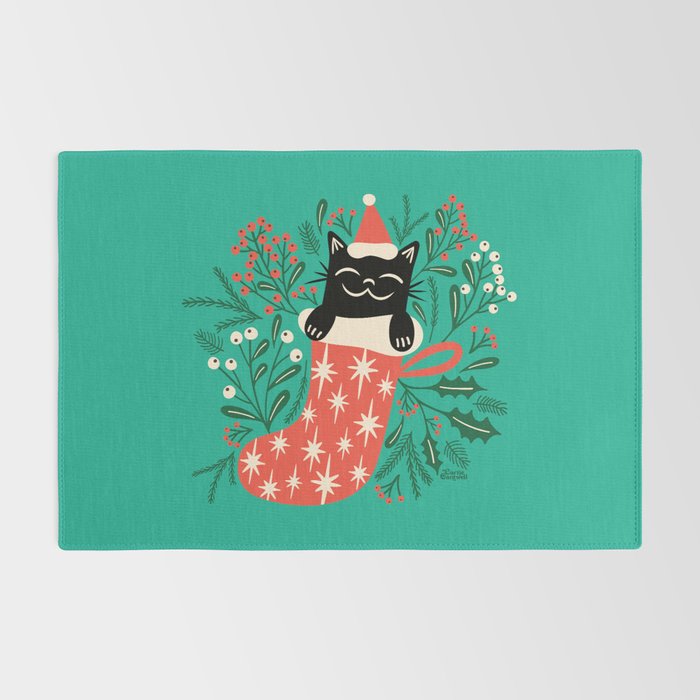 Festive Feline Rug Gallery Image 2