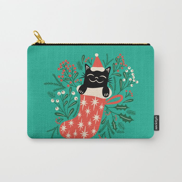 Festive Feline Carry All Pouch Gallery Image 1